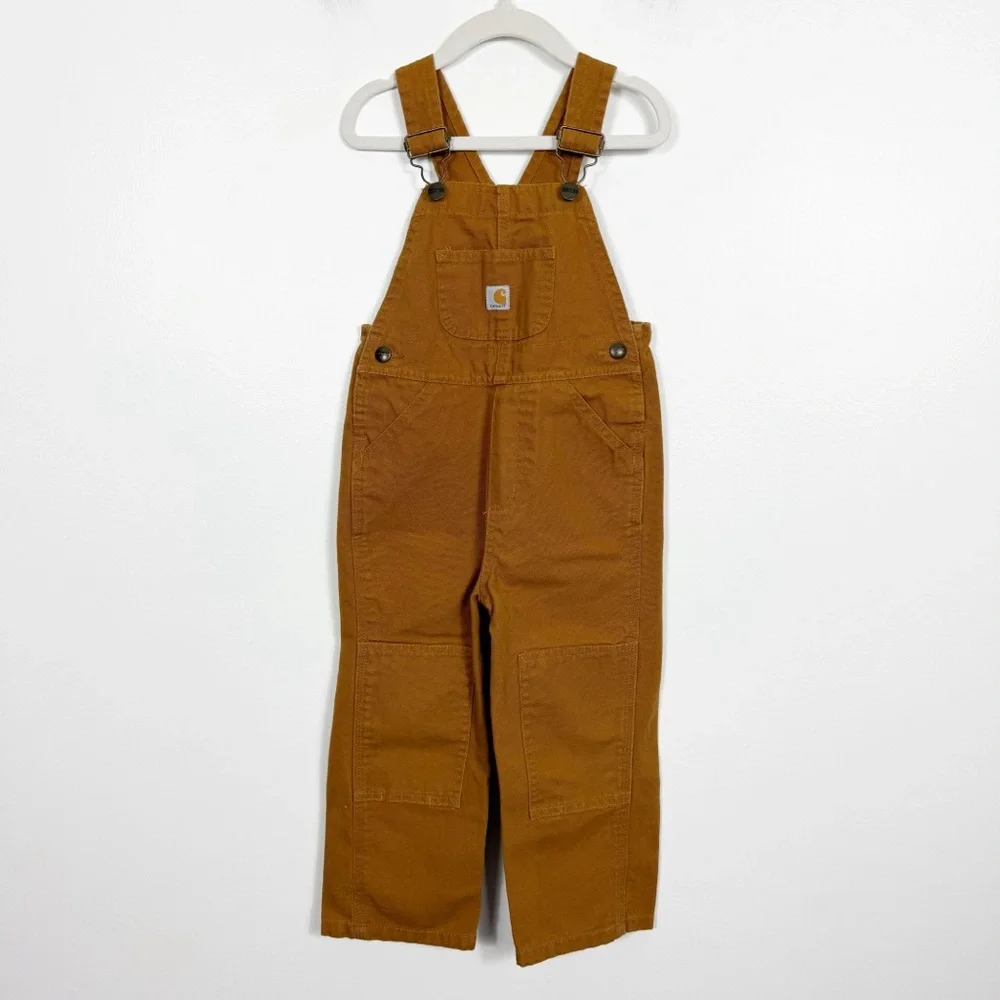 Carhartt kids’ canvas bib cotton overall size 3T